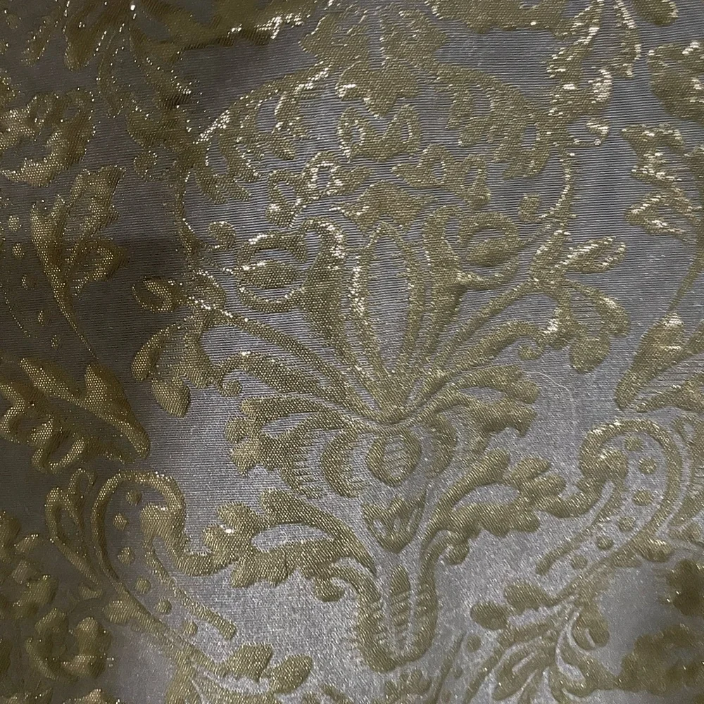 Abercrombie & Fitch Navy Brocade A-Line Skirt